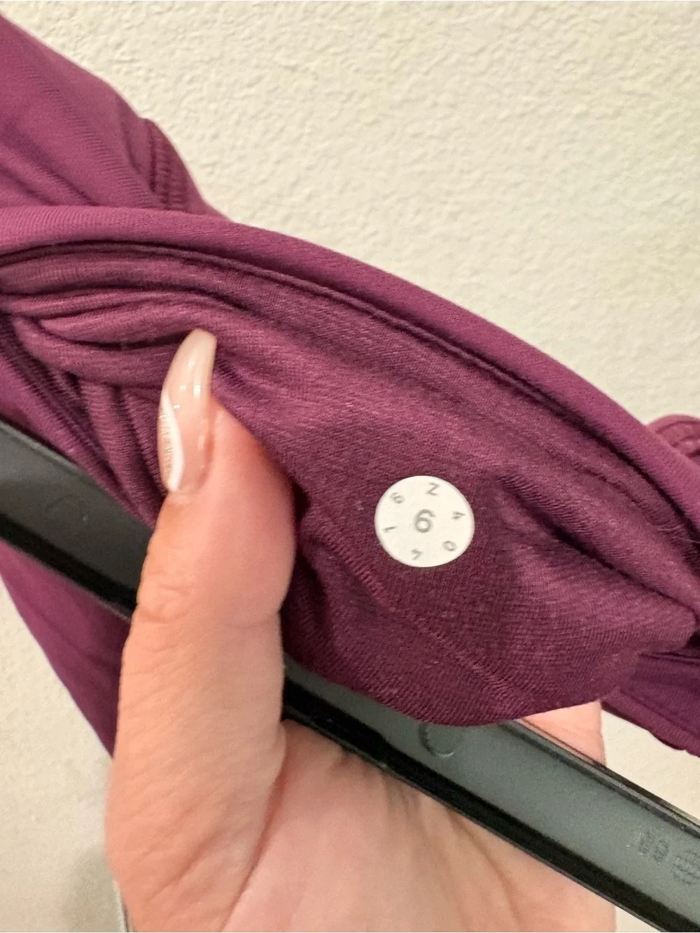 lululemon athletica Deep Plum High-Rise Crop Leggings